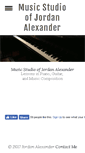 Mobile Screenshot of jordanalexander.com